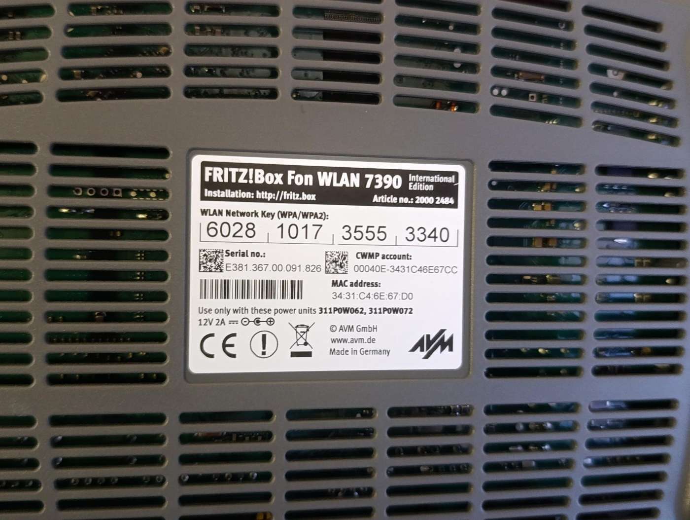 FritzBox ADSL Router for sale in Windhoek - Network Hardware - Kalahari ...