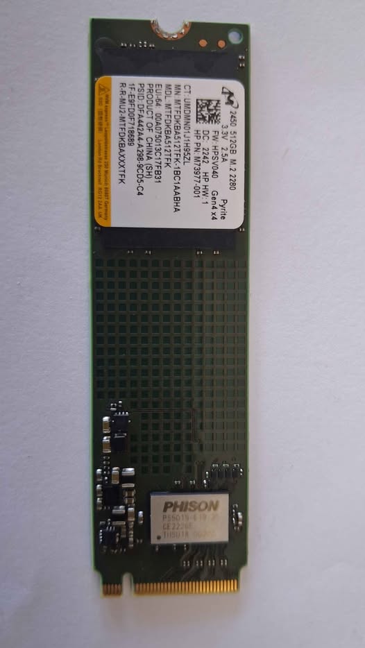 M.2 drive long chips 512Gig photo 1