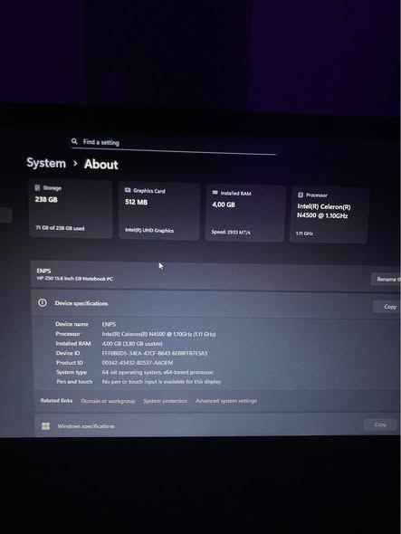 Hp pro book (laptop) photo 3