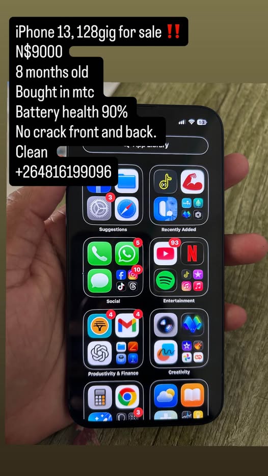iPhone 13, 128 gig photo 1