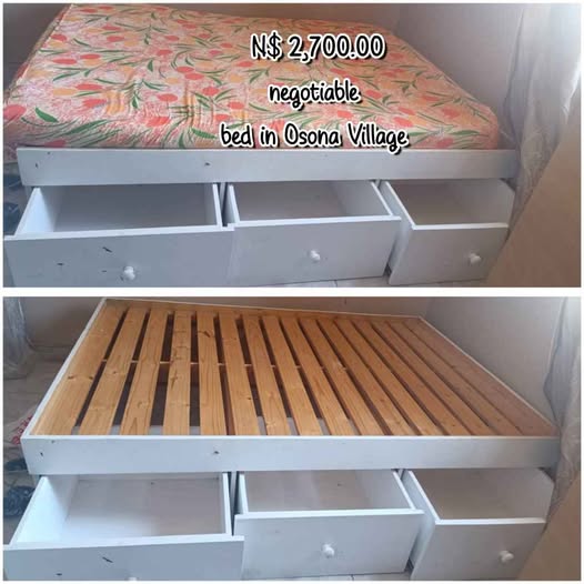 Wooden bed photo 1