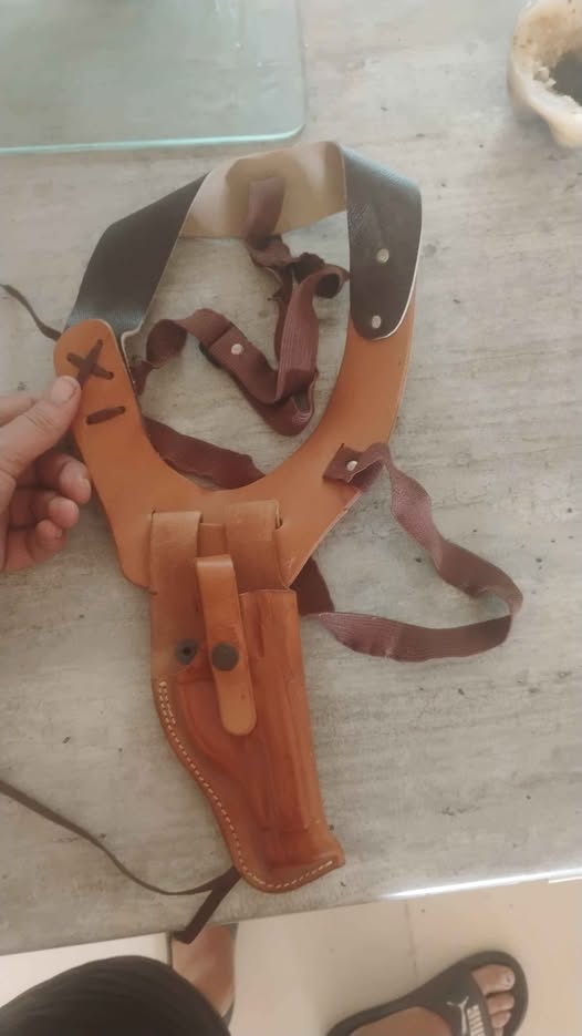 Kudu leather gun holster photo 1