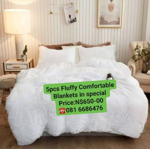 5pcs Fluffy Comfortable Blankets photo 5