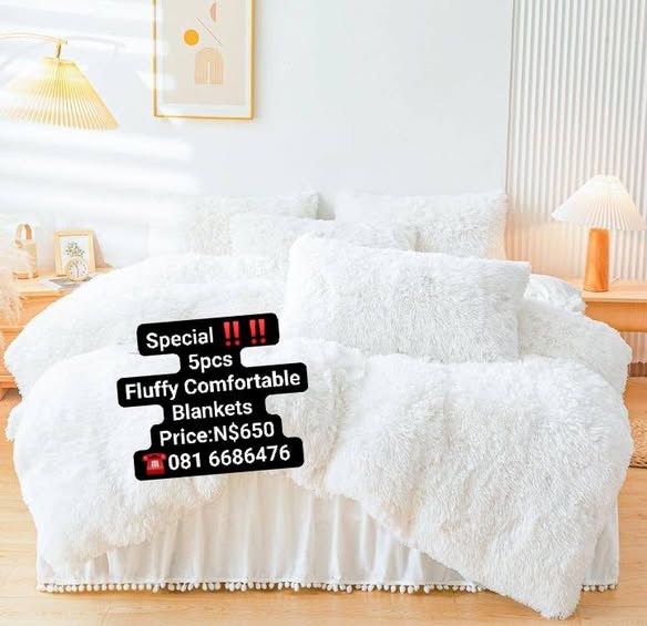 5pcs Fluffy Comfortable Blankets photo 3