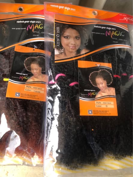Kinky bulk hair photo 2