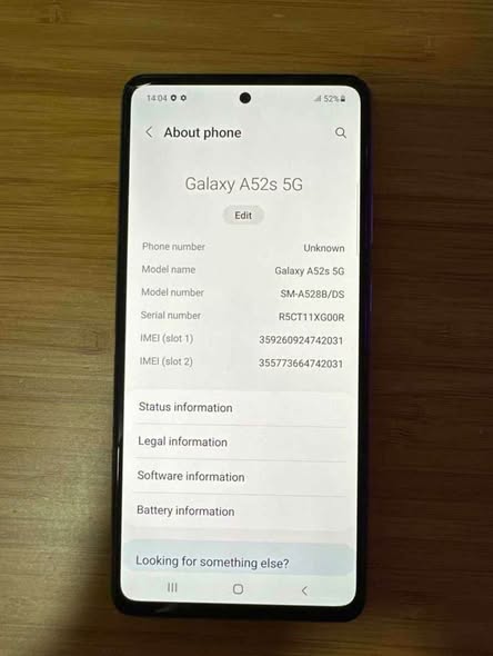 Samsung Galaxy A52s 128GB photo 1