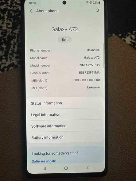 Samsung A72s photo 3