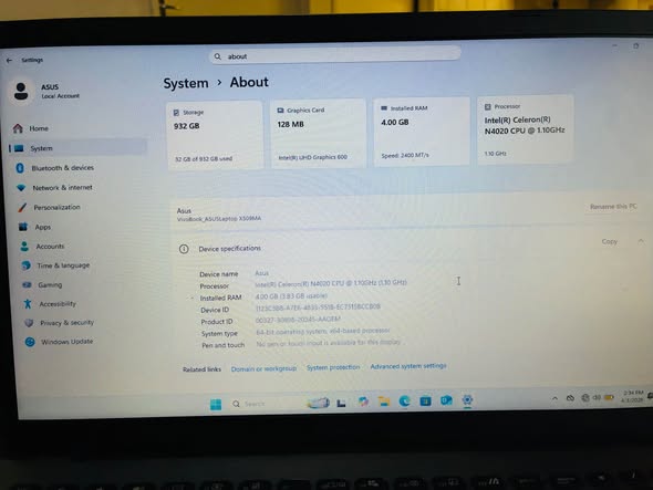 Asus VivoBook X509MA photo 4
