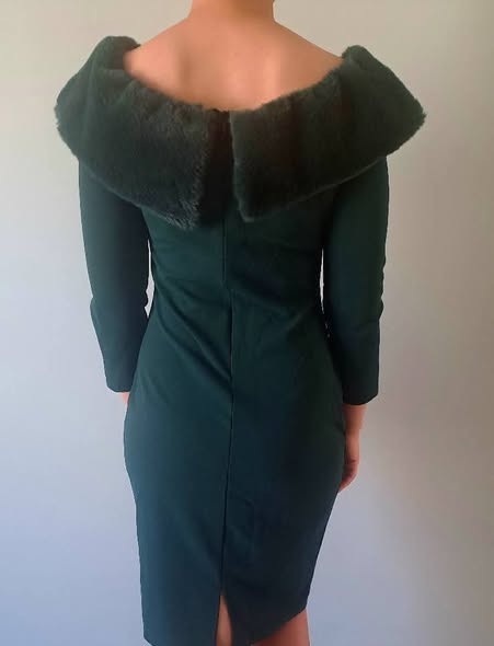 Emerald green dress photo 2