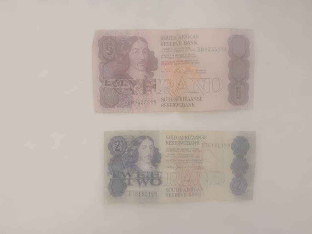old South African bank notes and coins photo 6