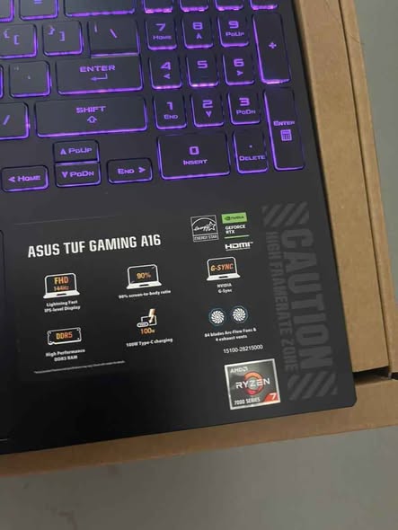 ASUS TUF Gaming A16 photo 4