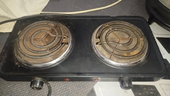Small hot plate stove photo 2