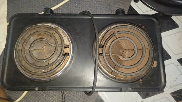 Small hot plate stove photo 1
