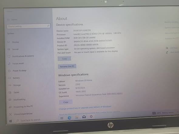 HP G250 G8 Laptop photo 3