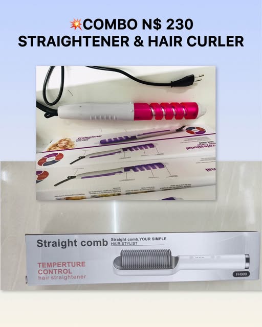 Hair straightener & curling tong Combo photo 1