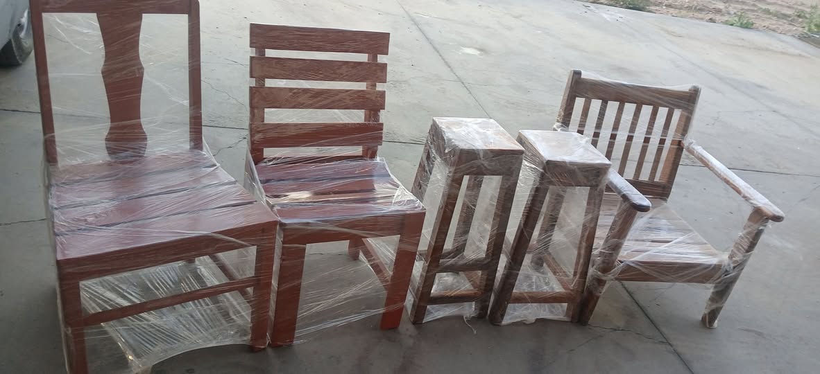 Refurbished older school chairs photo 1