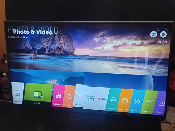LG 55 inch SMART TV with remote photo 4