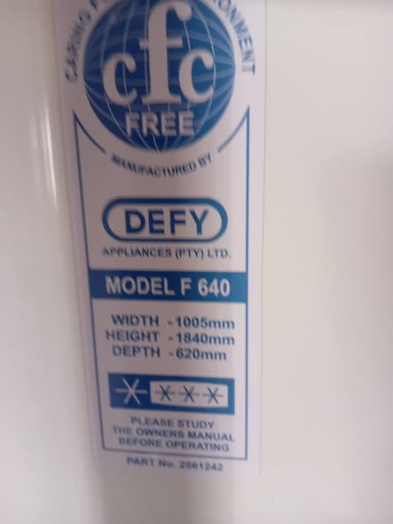 DEFY FRIDGE DOUBLE DOOR photo 3
