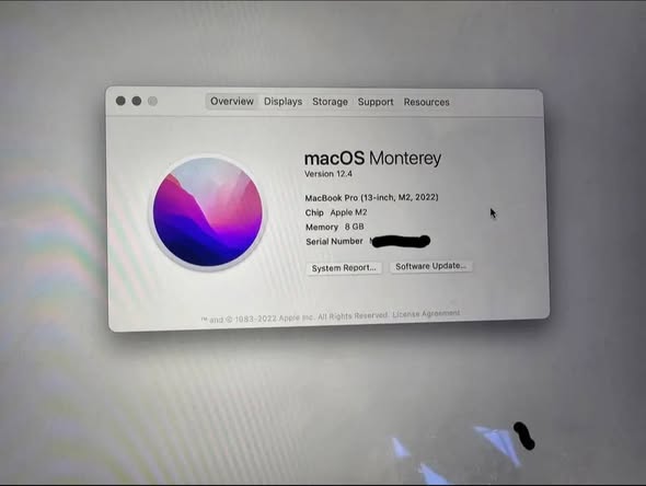 Macbook Pro M2 13 Inch 2022 photo 4