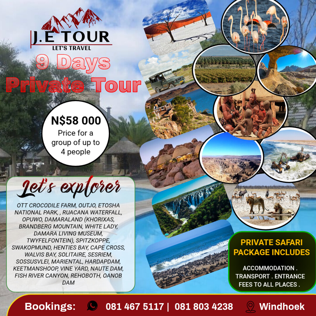 Private guided safari/tours in Namibia photo 1