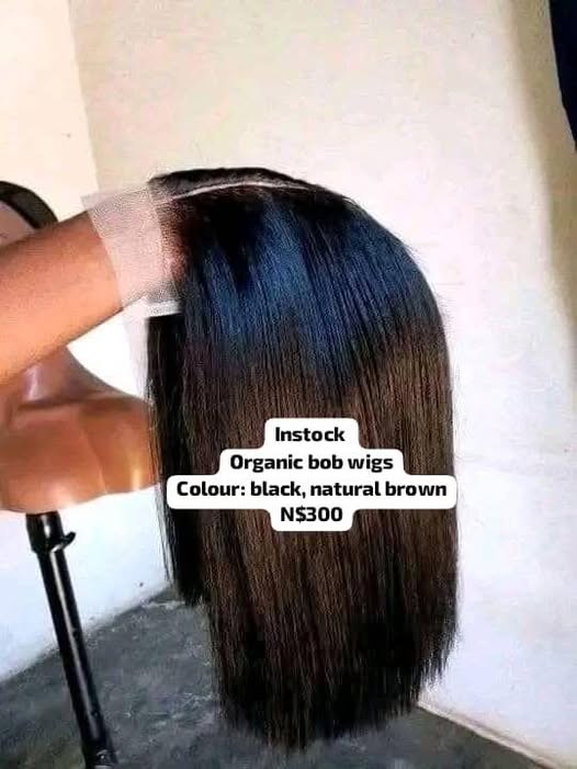 Organic short bob wigs photo 1