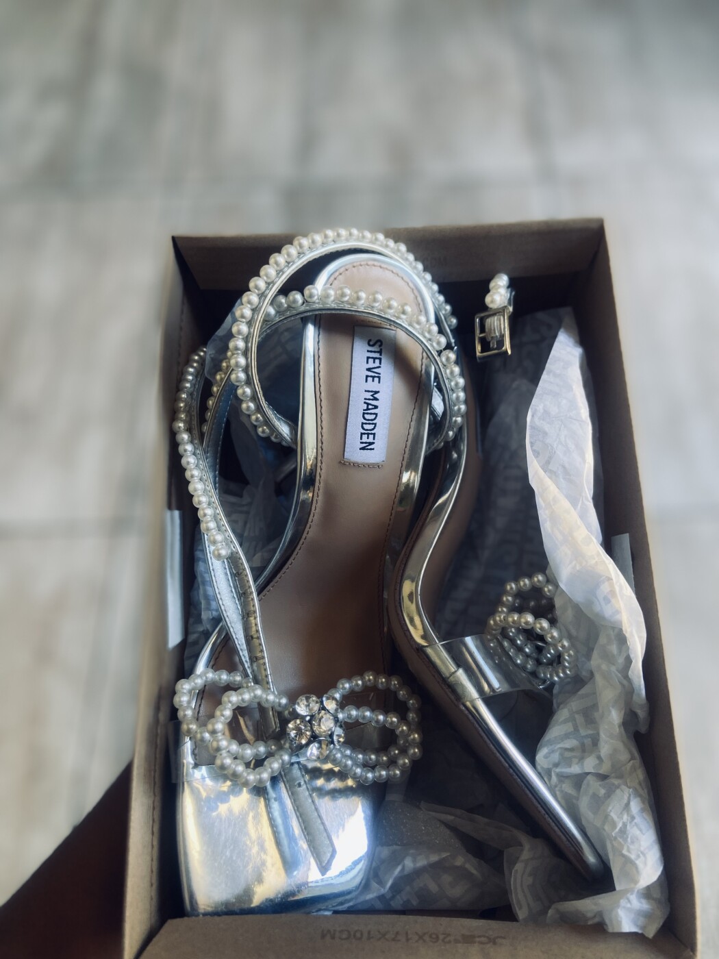 Silver Steve Madden Heels photo 1