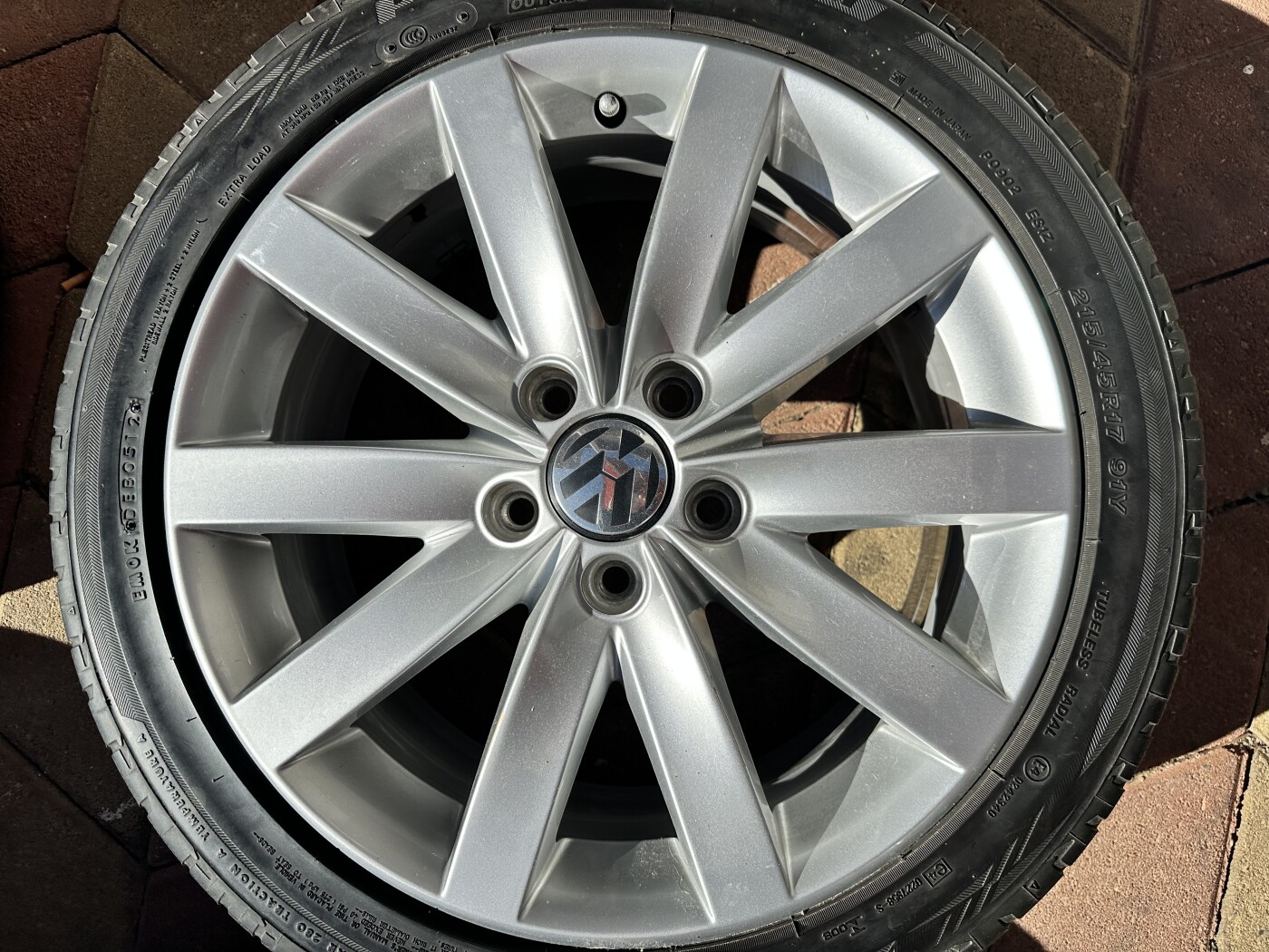 Golf original 17” rims and tyres for sale photo 2
