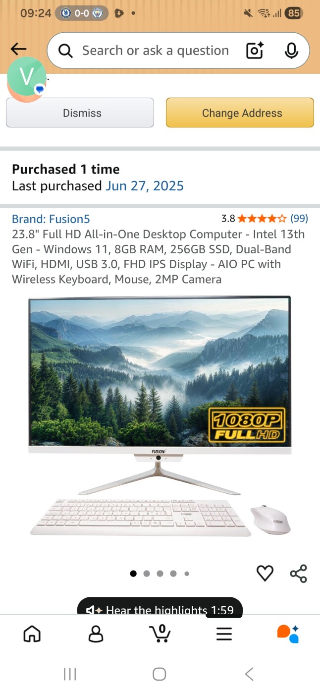Fusion 5 inbuild desktop computer photo 6