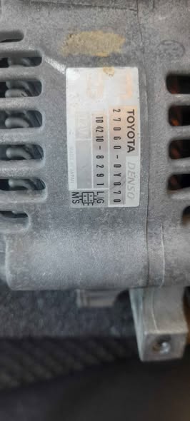 Toyota corrora alternator photo 1