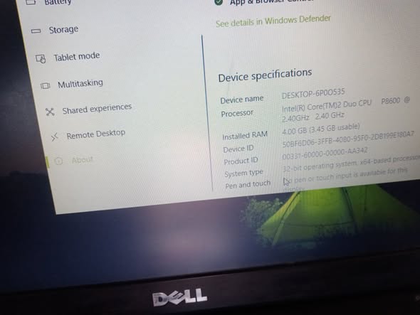 Laptop dell photo 2