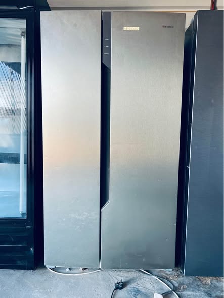 Grey Hisense Double Door Fridge photo 2