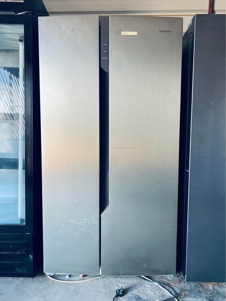 Grey Hisense Double Door Fridge photo 1
