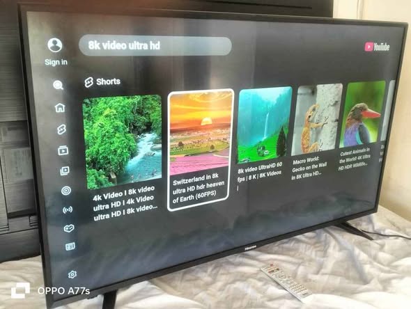 Hisense 50 inch SMART TV with remote control photo 3