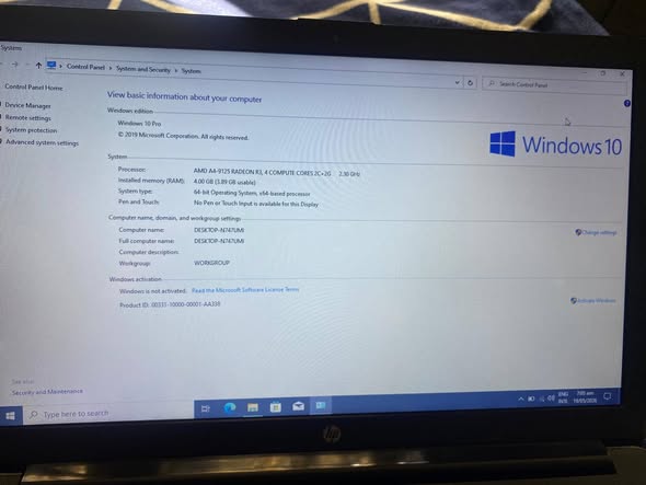 Hp laptop photo 2