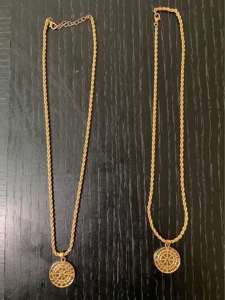 Gold stainless steels necklaces photo 3