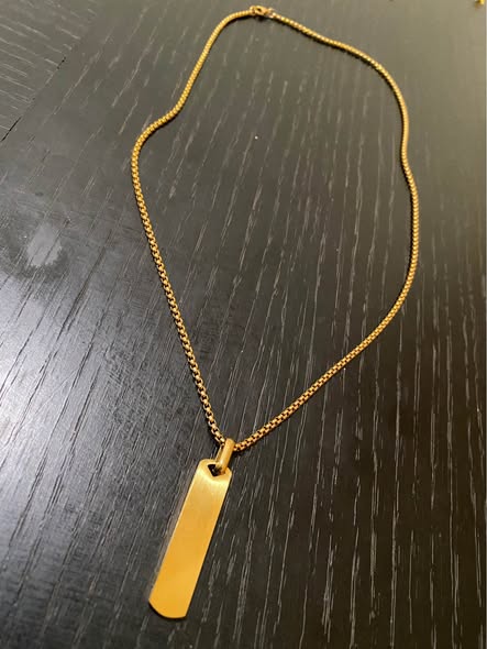 Gold stainless steels necklaces photo 1
