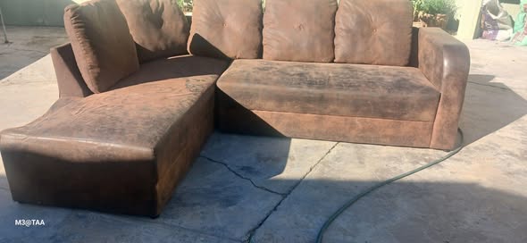 Secondhand l shape couch photo 1