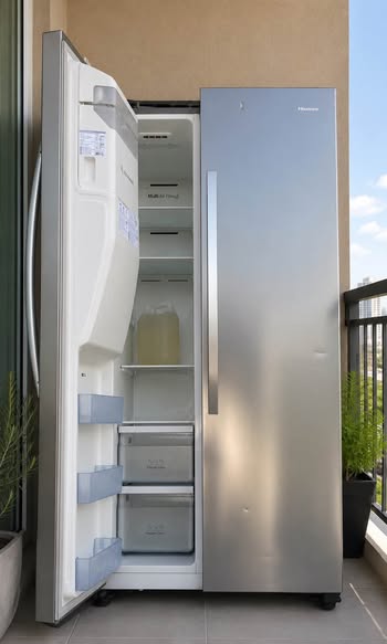 Hisense double door fridge and freezer photo 2