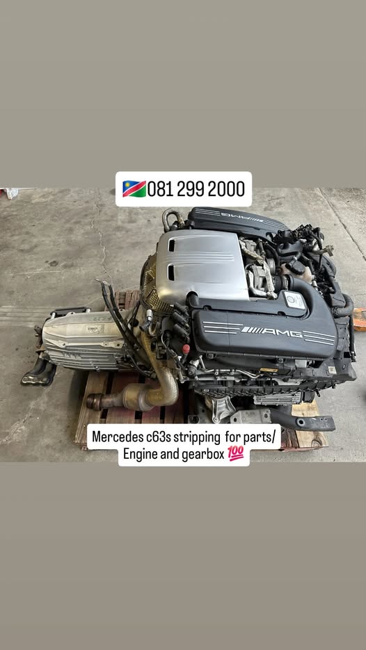C63s engine and gearbox for parts photo 1