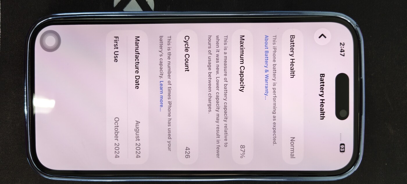 i phone 15 brand new condition photo 8
