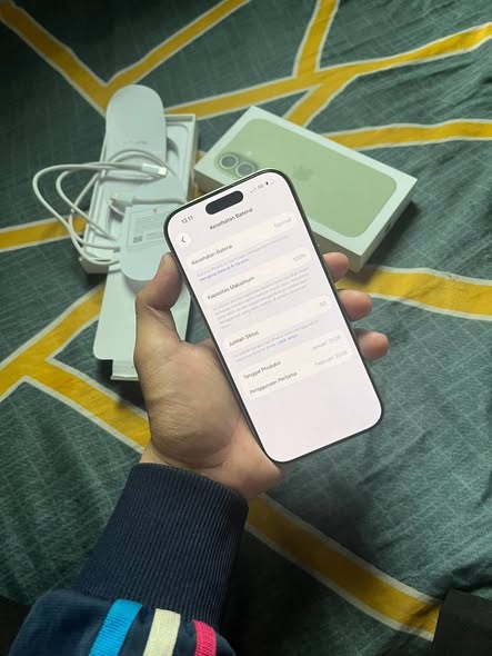 iPhone 17 with accessories and 100% 🔋 photo 3