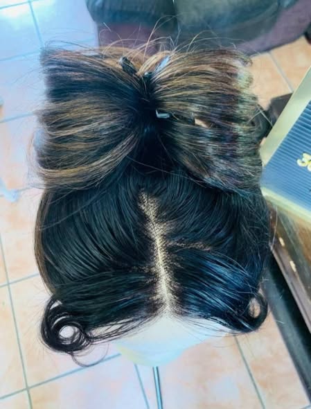 Human hair semi blend photo 3