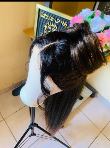 Human hair semi blend photo 2