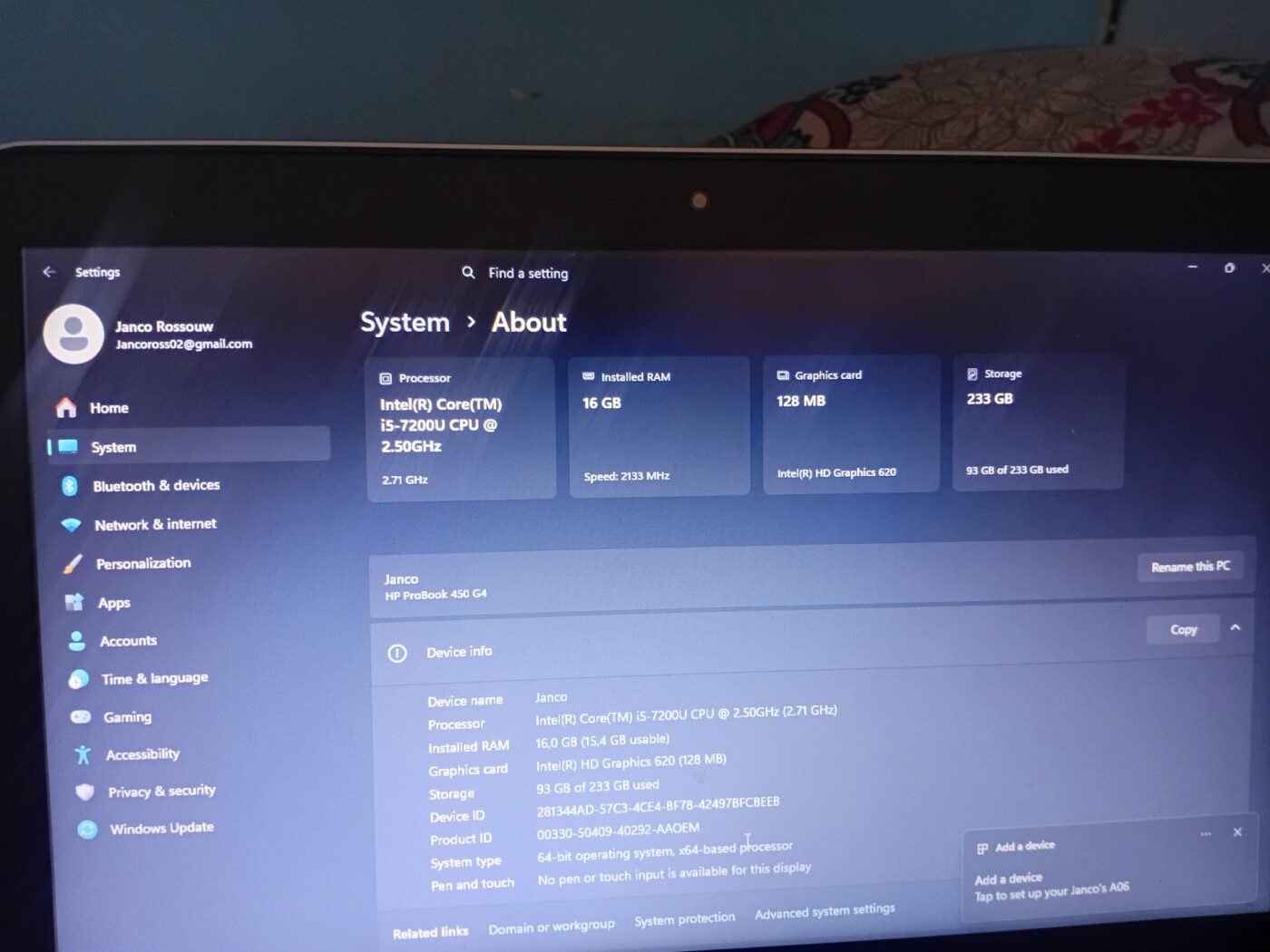 laptop hp probook photo 3