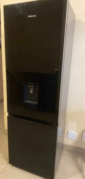Hisense Black mirror fridge photo 1