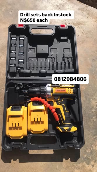 Rechargeable drill set photo 2