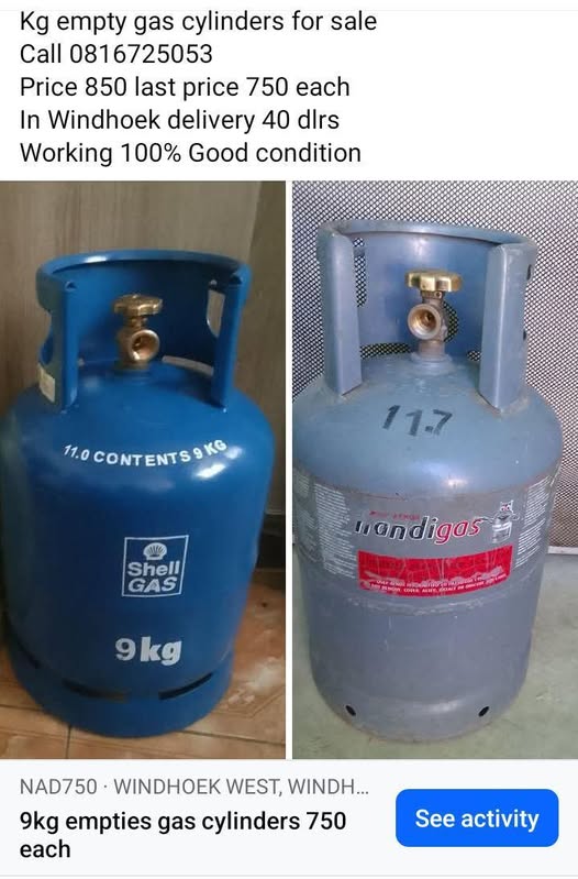 9kg empty gas Cylinders photo 1