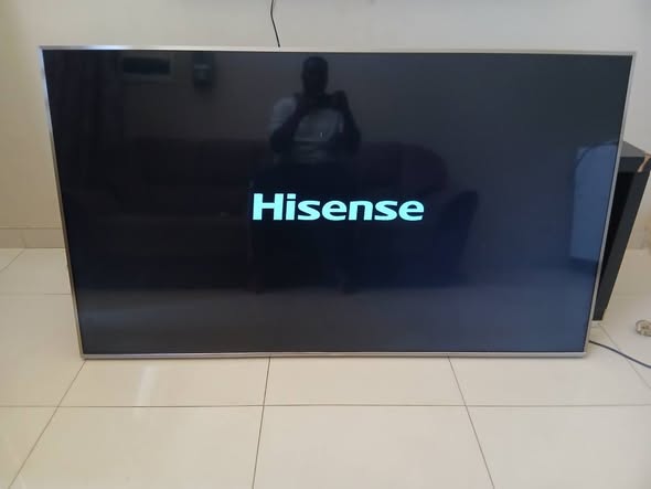 Hisense 75inch smart Tv with remote photo 1