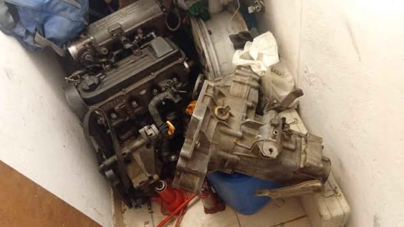 Bonus 1.4 engine mk1 city golf with gearbox combo photo 3