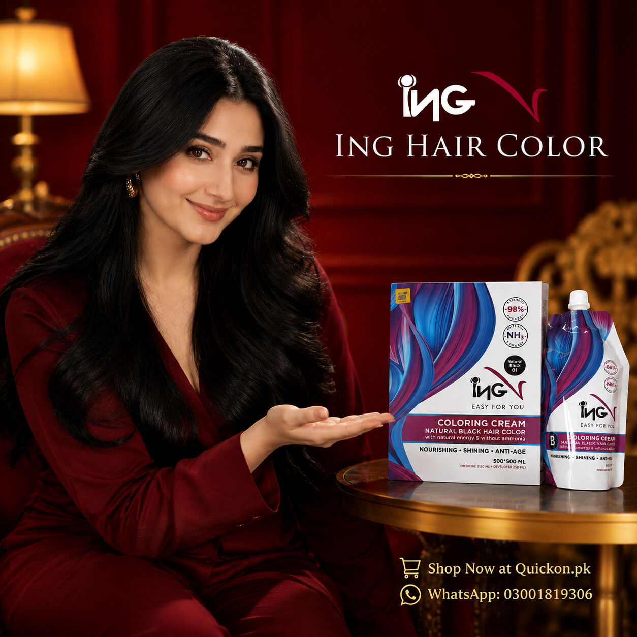 ING Hair Color Price in Pakistan - 03001819306 photo 1